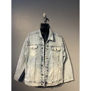 george denim Jean Jacket Women’s Size 2X Light Washed Stretch